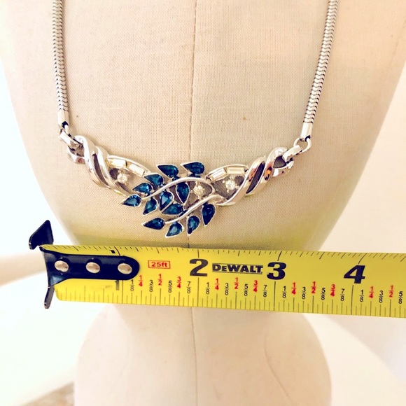 Vintage Crown Trifari RARE Alfred Rhinestone Necklace - Picture 8 of 17
